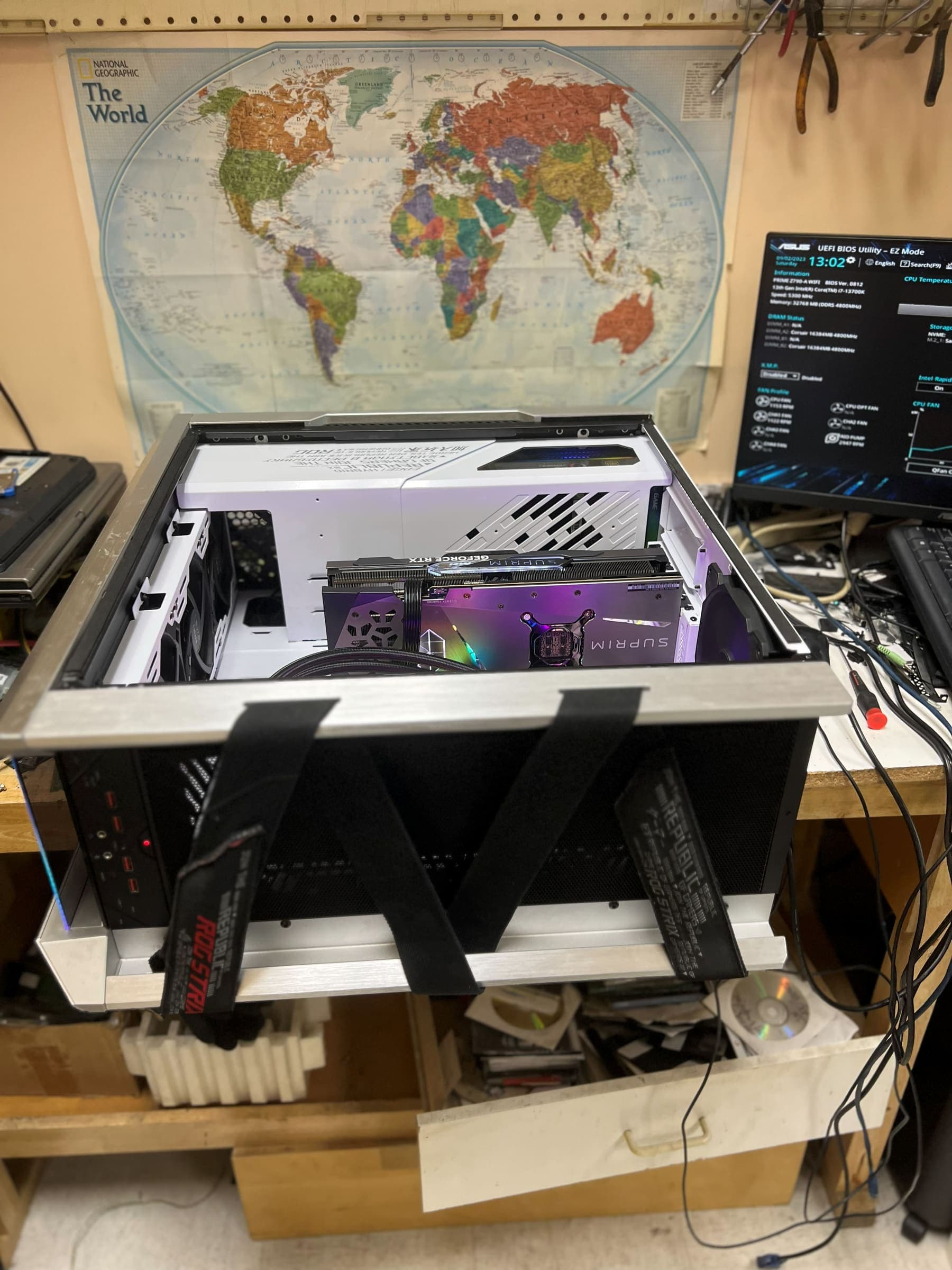 Custom ASUS ROG gaming PC built at Technoland Computer Repair in Glendale
